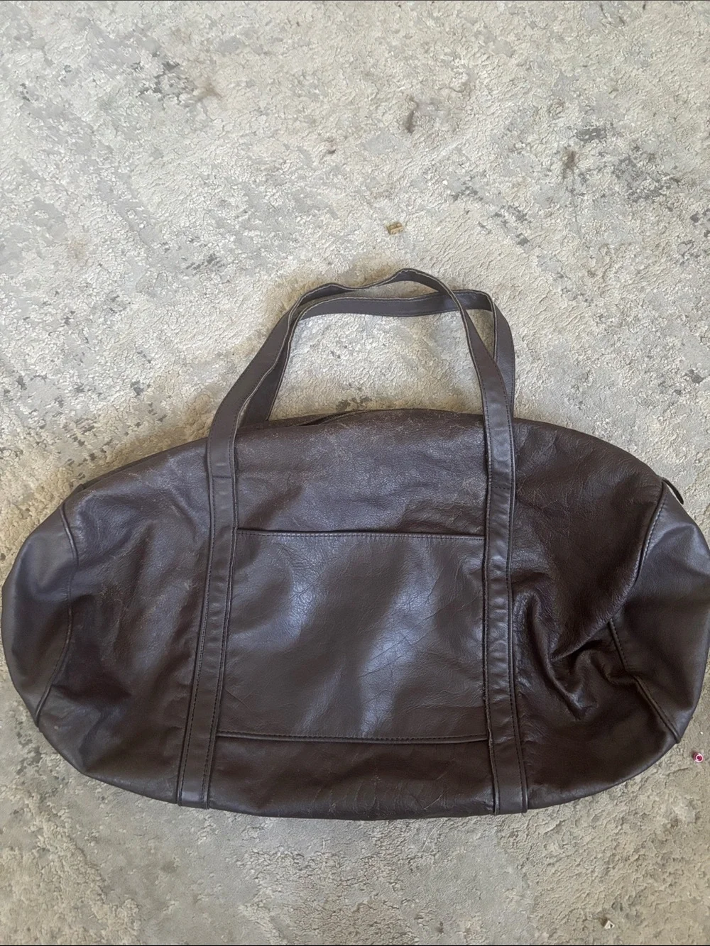 Men's Brown Leather Duffel Bag - Classic Travel Tote